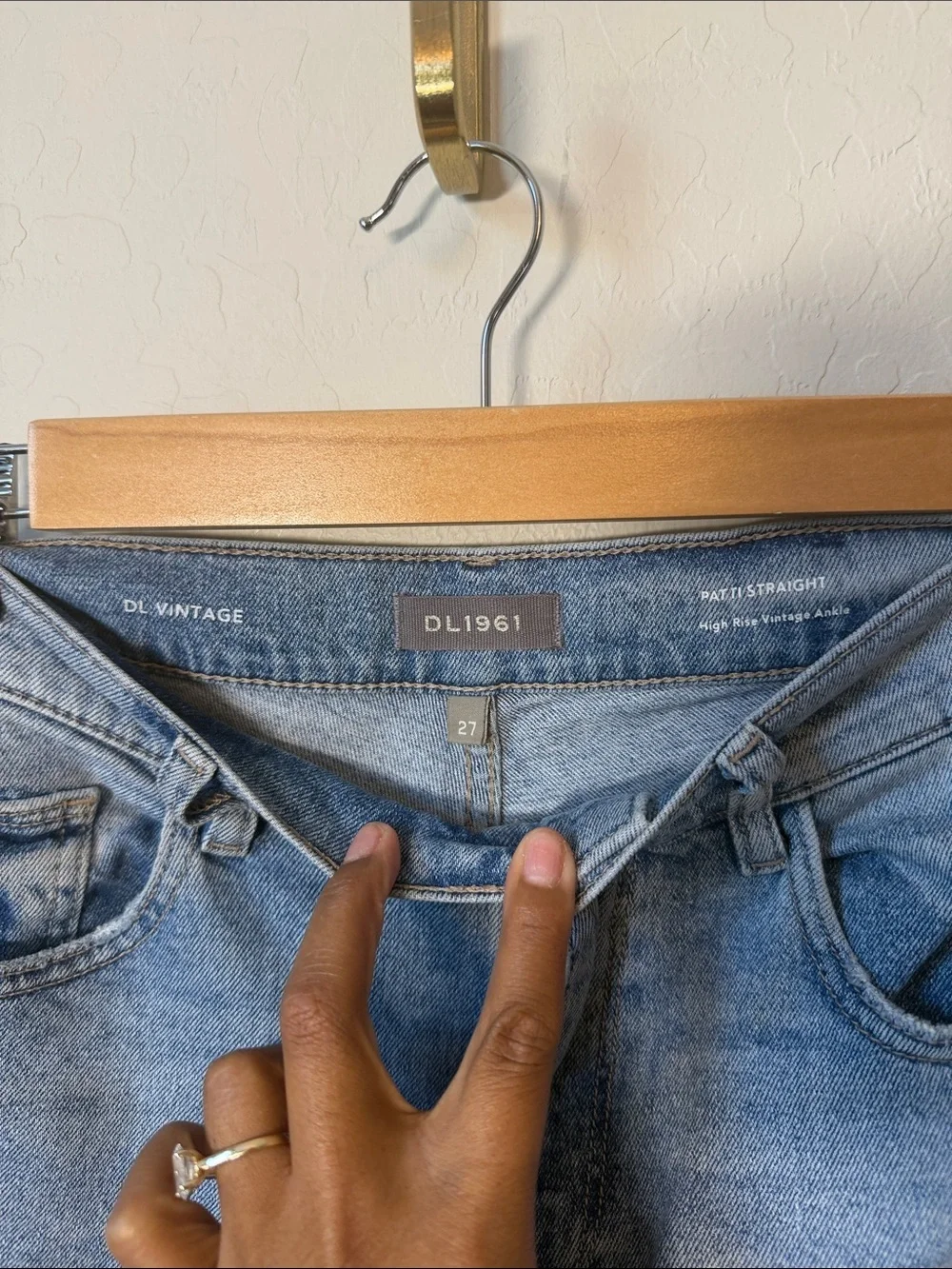 REVOLVE x DL1961 Patti Straight High Rise Jean Size 27